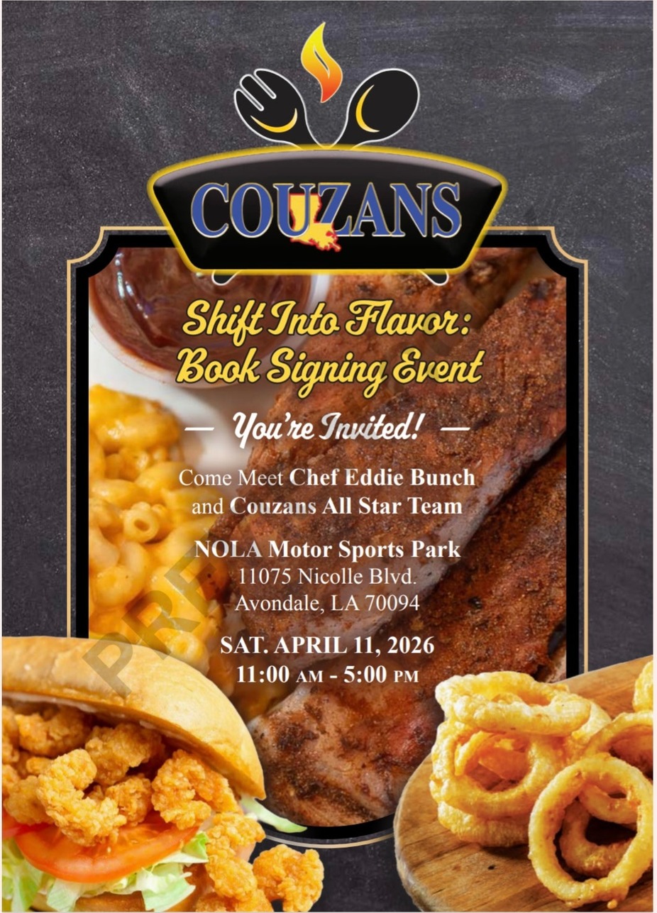 Shift Into Flavor: A Couzans Cookbook Signing Event event photo
