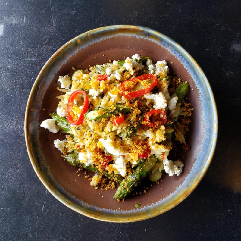 Asparagus and Orzo photo