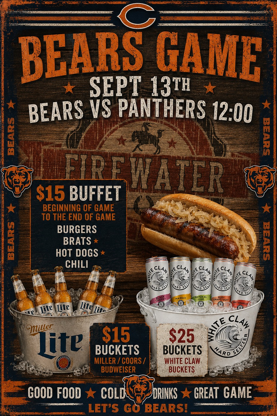 BEARS GAME DAY event photo