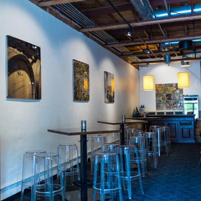 Interior seating area