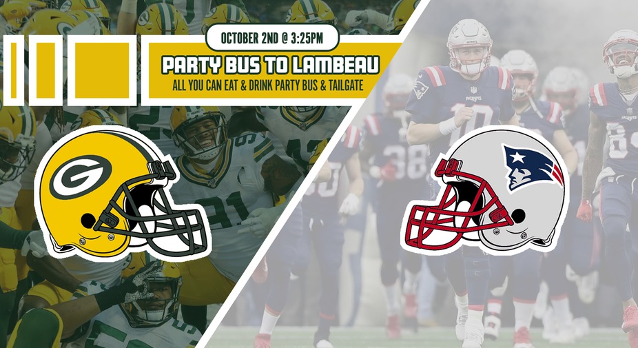 Packers Vs. Patriots Party Bus To Lambeau event photo