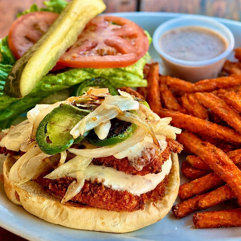 Jalapeno Crispy Chicken Sando photo