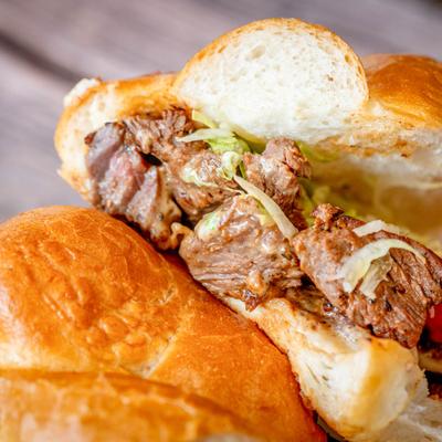 House made steak tips are also available by the pound or in a sandwich.