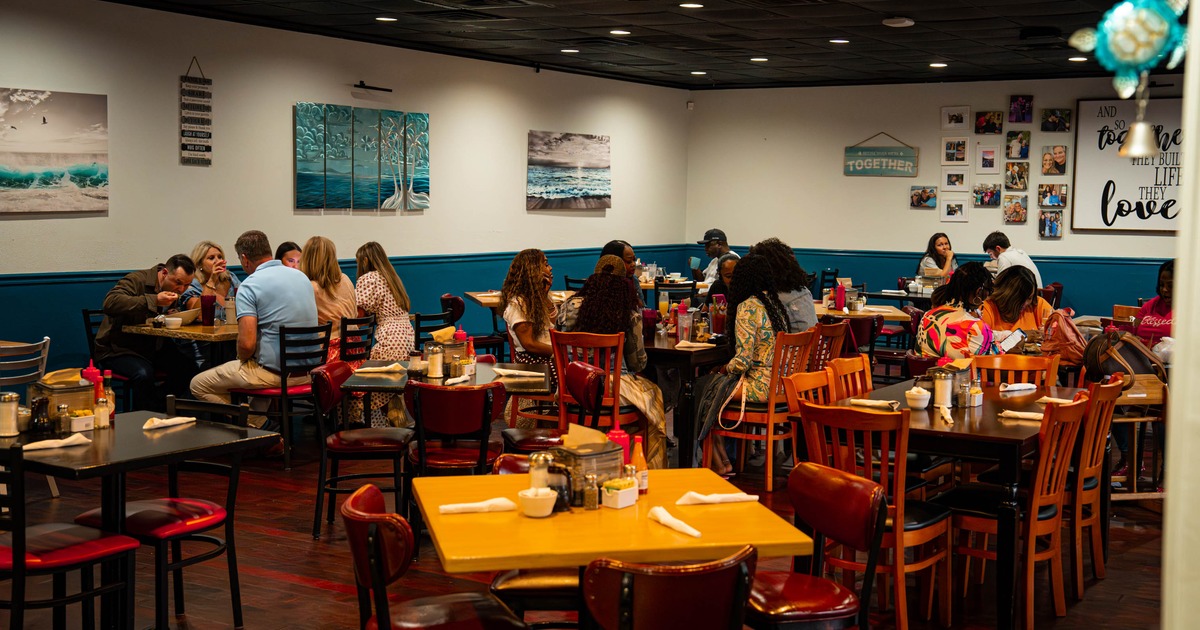 Interior, dining area