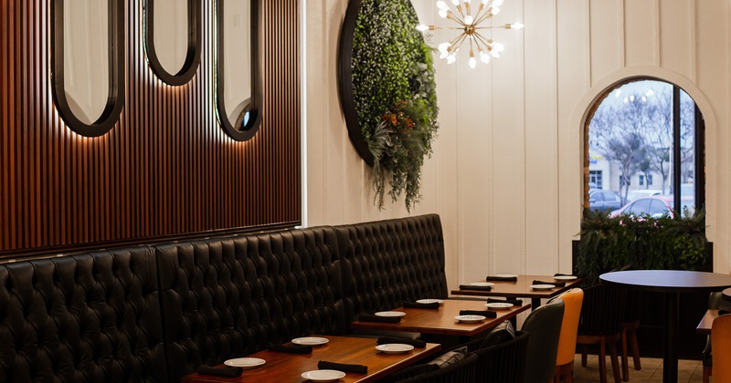 Interior, dining area