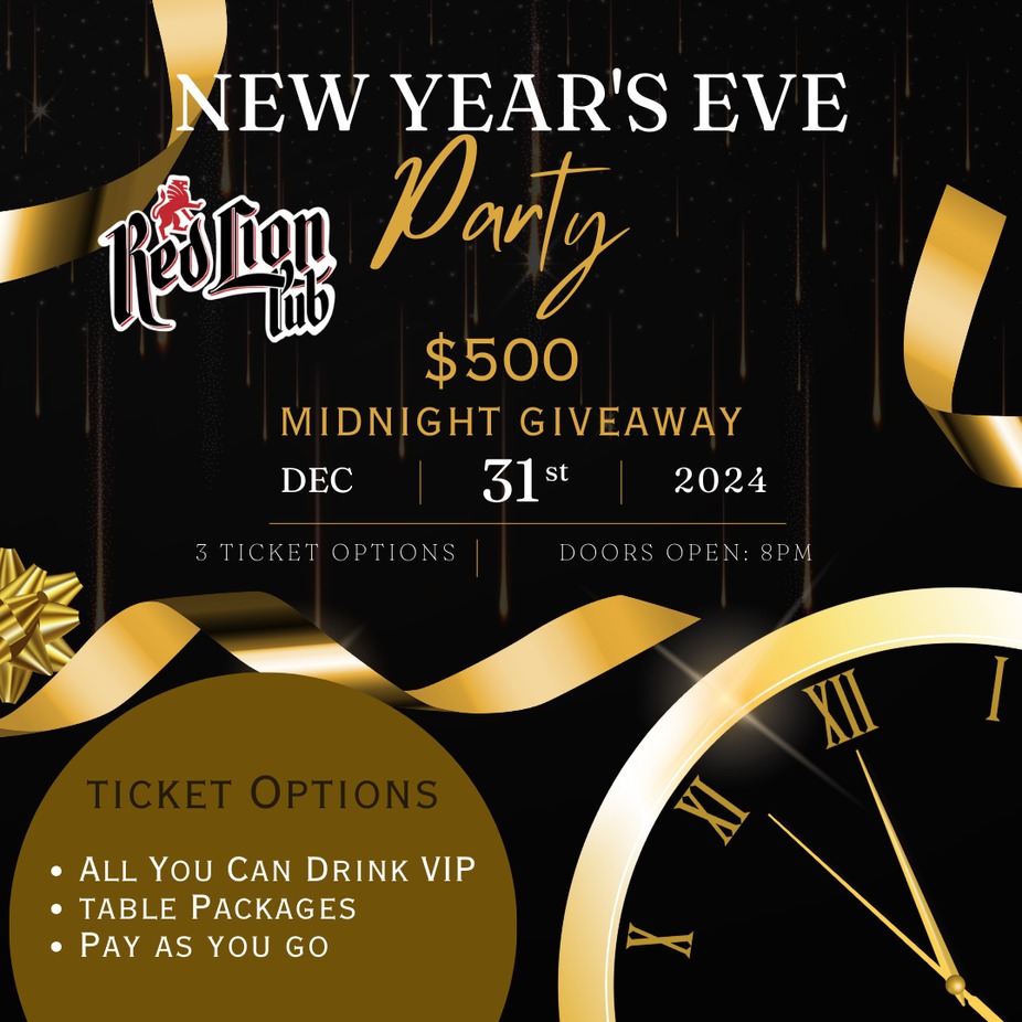 Sips, Resolutions, and Mischief: NYE at Red Lion event photo