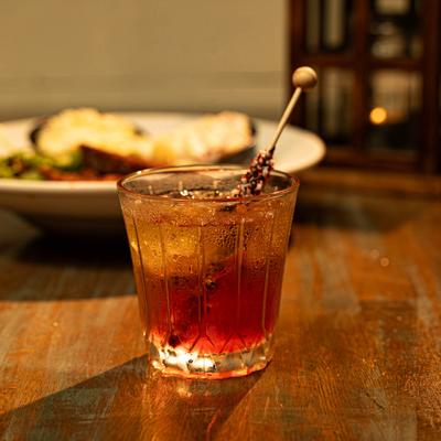 Texas Style Prime Brisket with Almond Joy Drink.