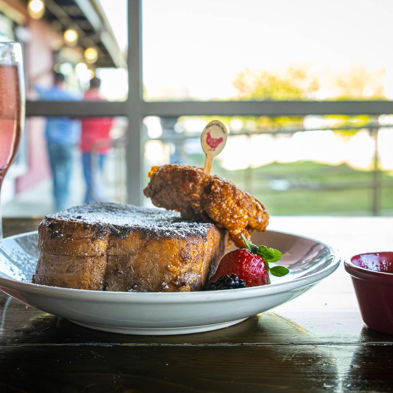 Hot Chicken & Stuffed French Toast photo