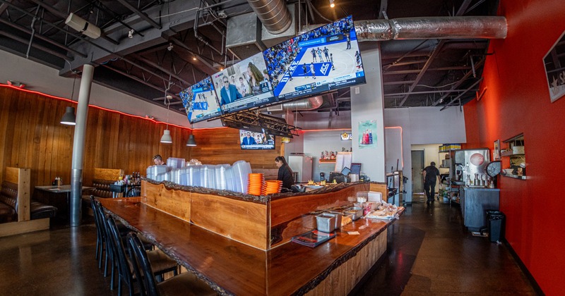 Interior, bar area