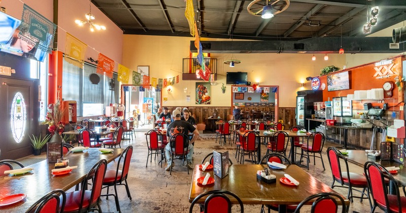 Interior seating area