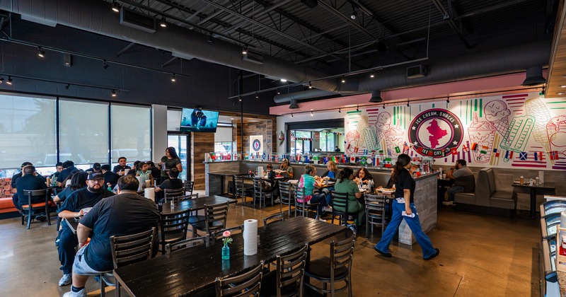 Interior, dining space