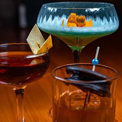 Various cocktails.