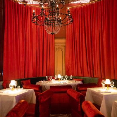 Fine dining seating.