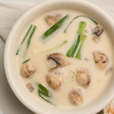 Tom Ka Soup, top view.