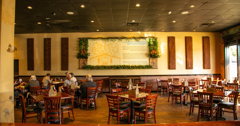 Interior seating space