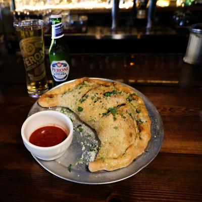 Calzone served.