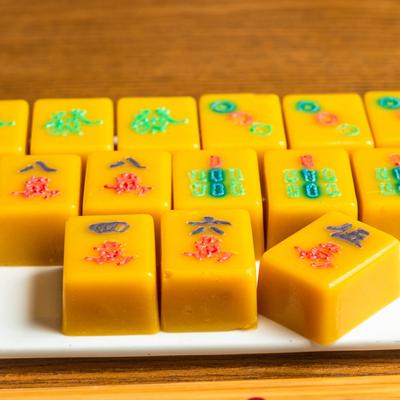 Mahjong Tile cakes.
