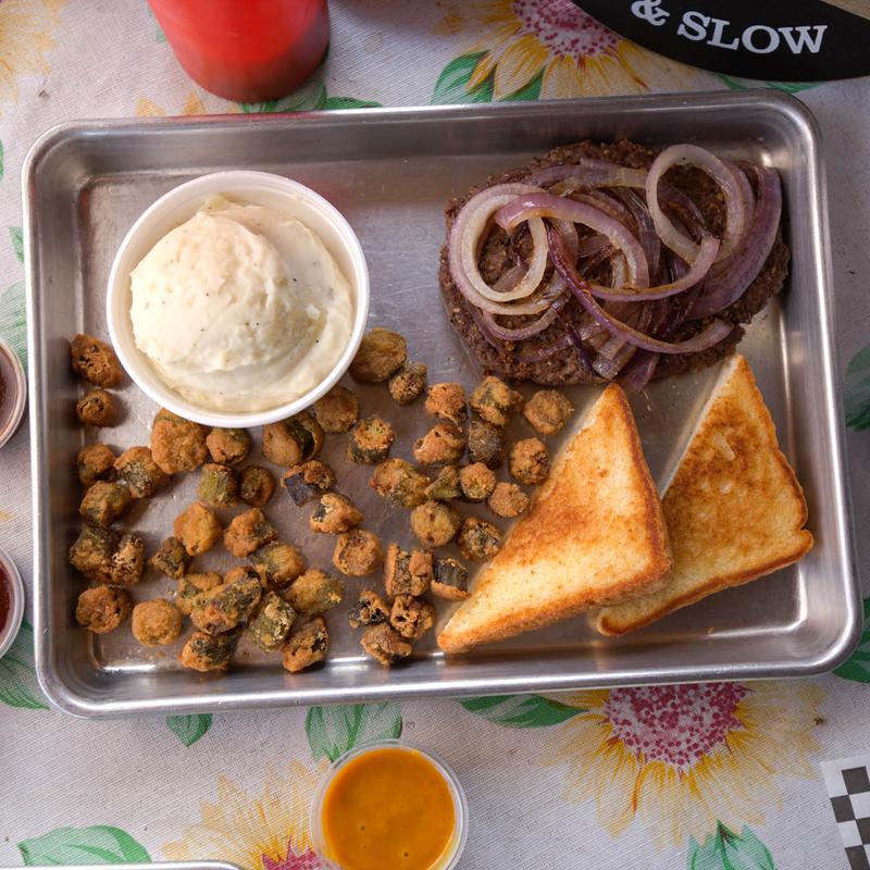 Hamburger Steak Plate 12oz photo