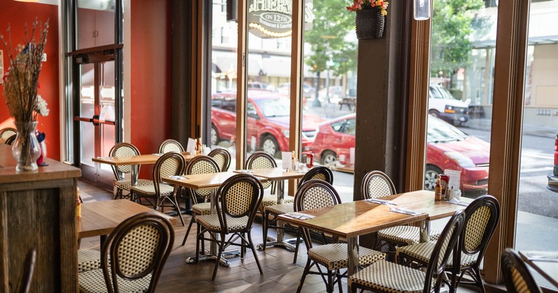 Interior, seating space