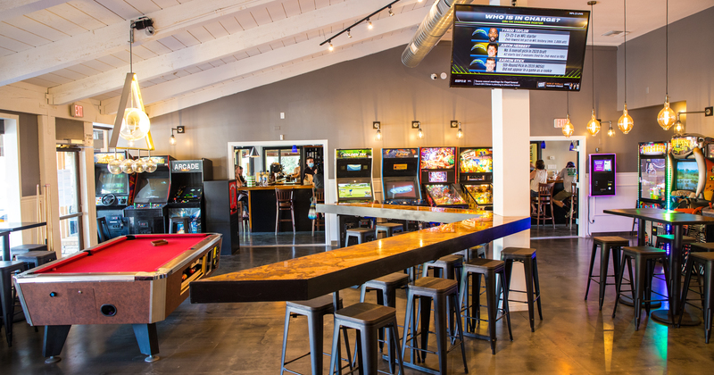 Interior, main seating area