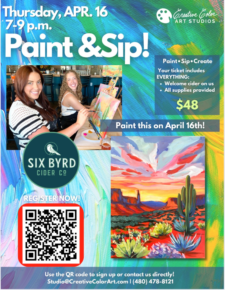 Paint & Sip! event photo 5