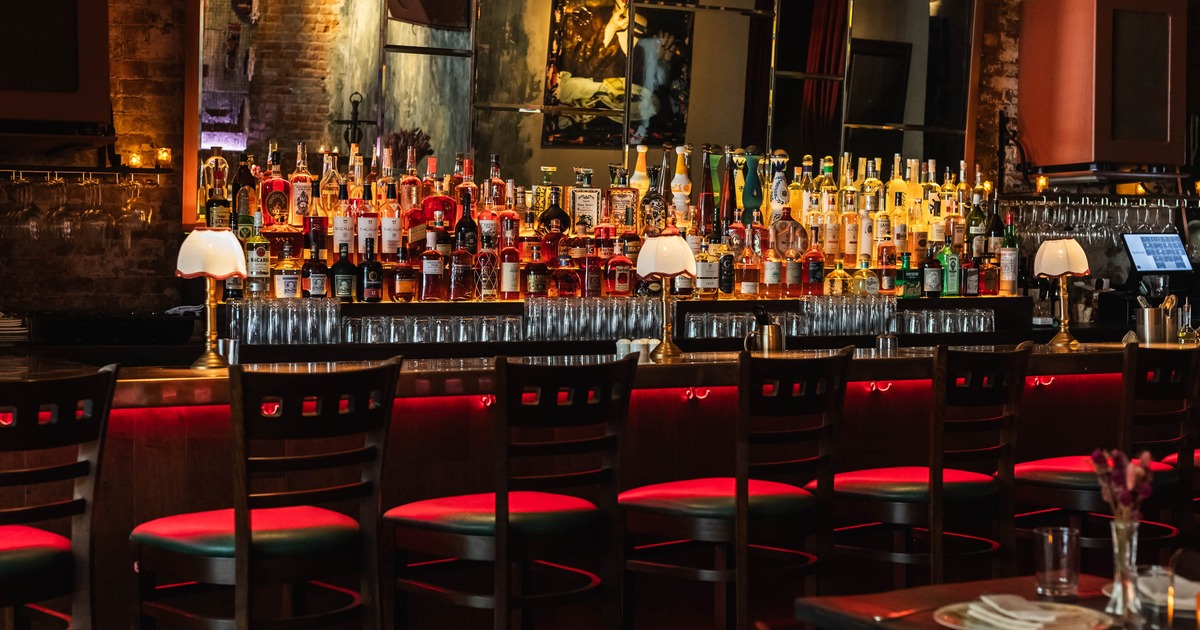 Interior, bar area