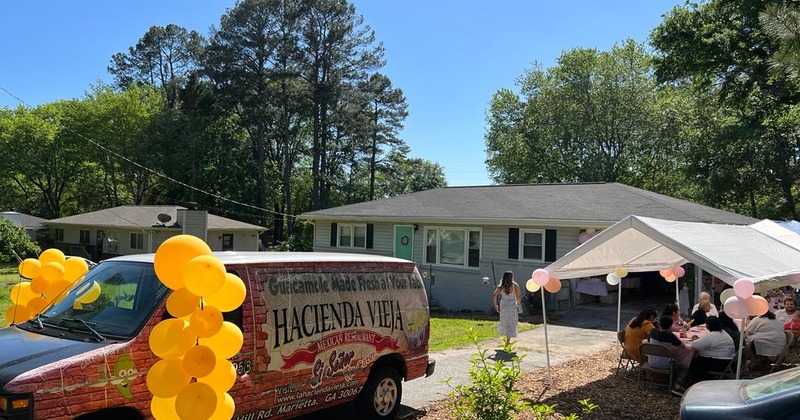 Exterior, the restaurant building