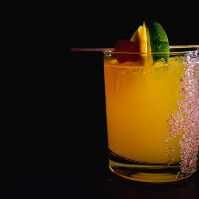 Orange cocktail.