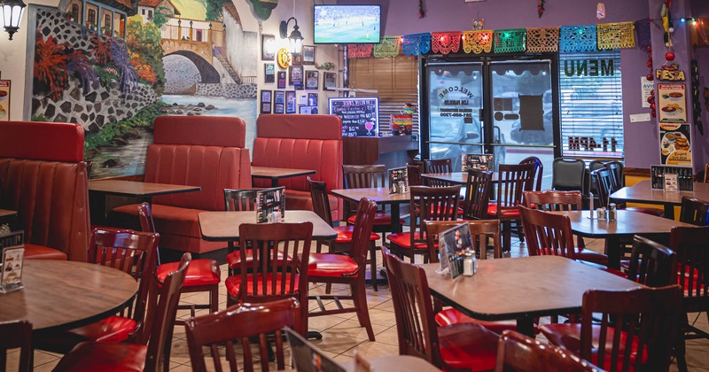 Interior, dining area