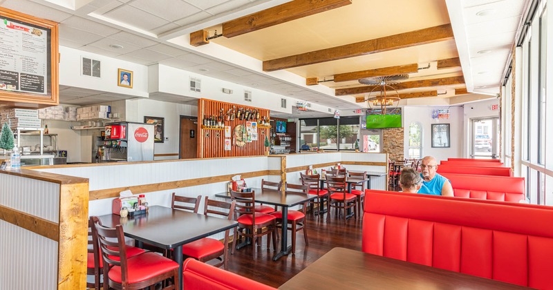 Interior, dining area