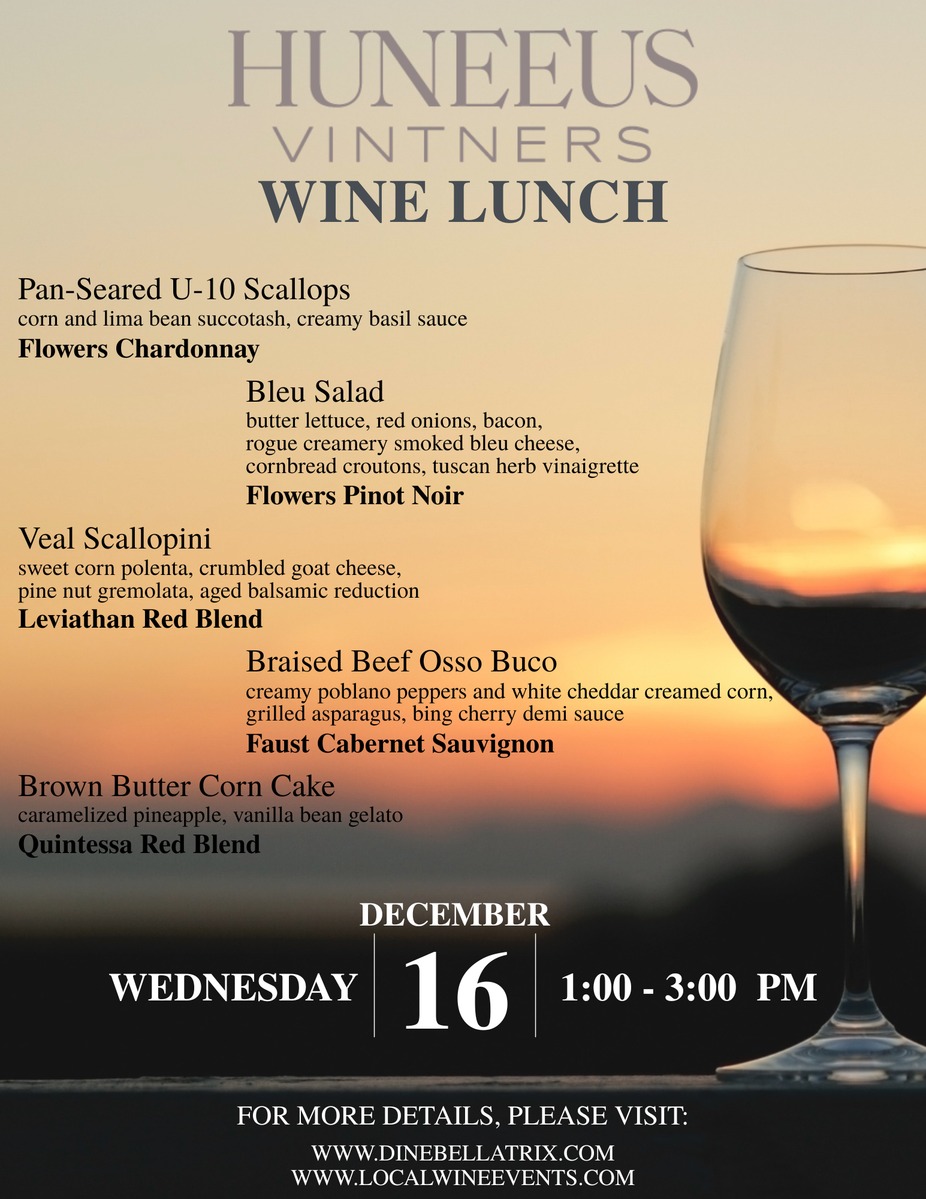 Huneeus Family Wine Lunch event photo