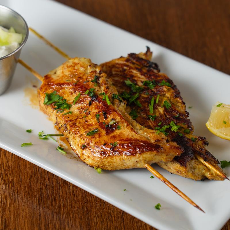 Curried Chicken Skewers photo