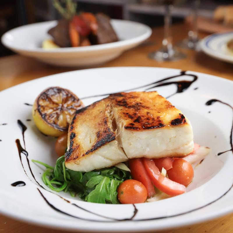 Wild Corvina a la Plancha photo