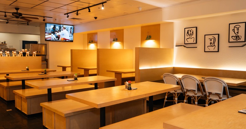 Interior, dining area