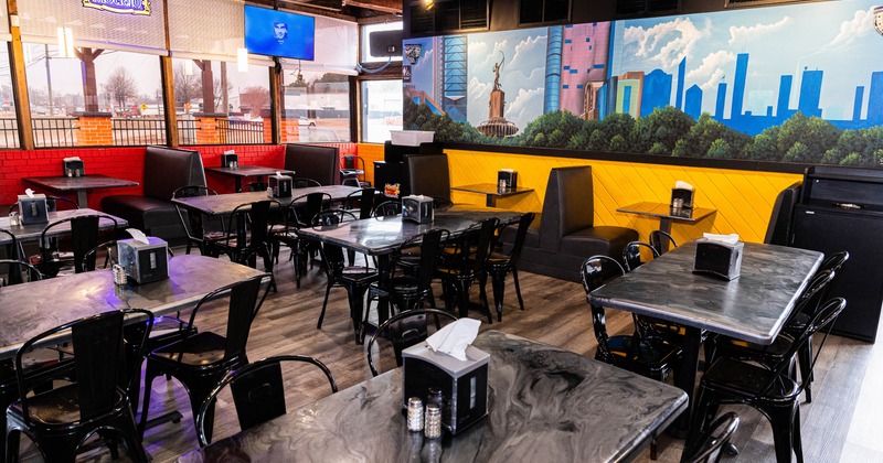 Interior, main seating space