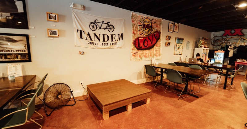 Restaurant interior, wall decorations