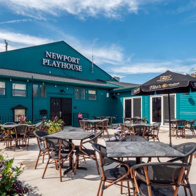 Outside of Newport Playhouse.