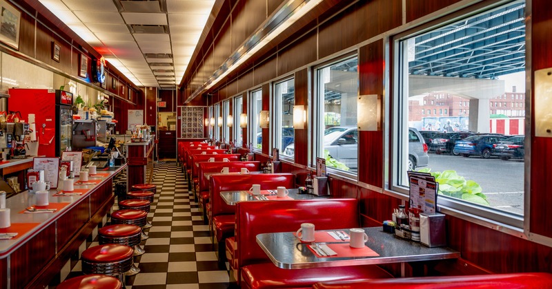 Interior, dining area