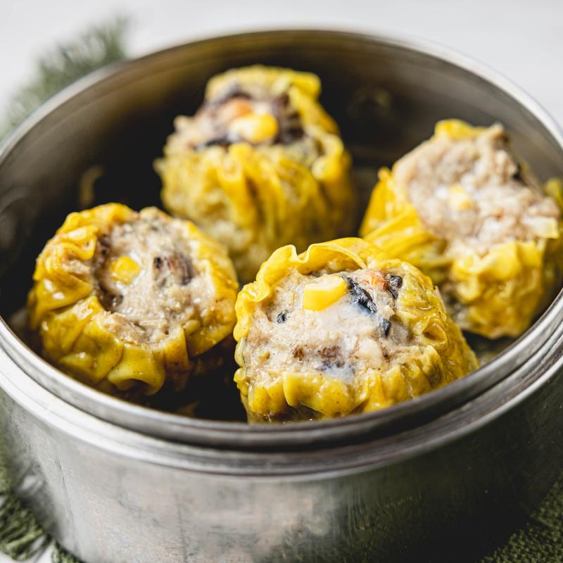 (NEW) S10. Lemongrass Shao Mai (Chicken & Shrimp) Dumplings photo