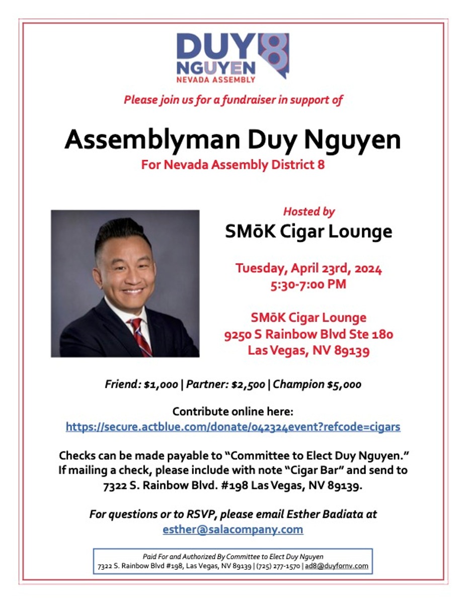 Duy Nguyễn NV Assembly Fundraiser event photo