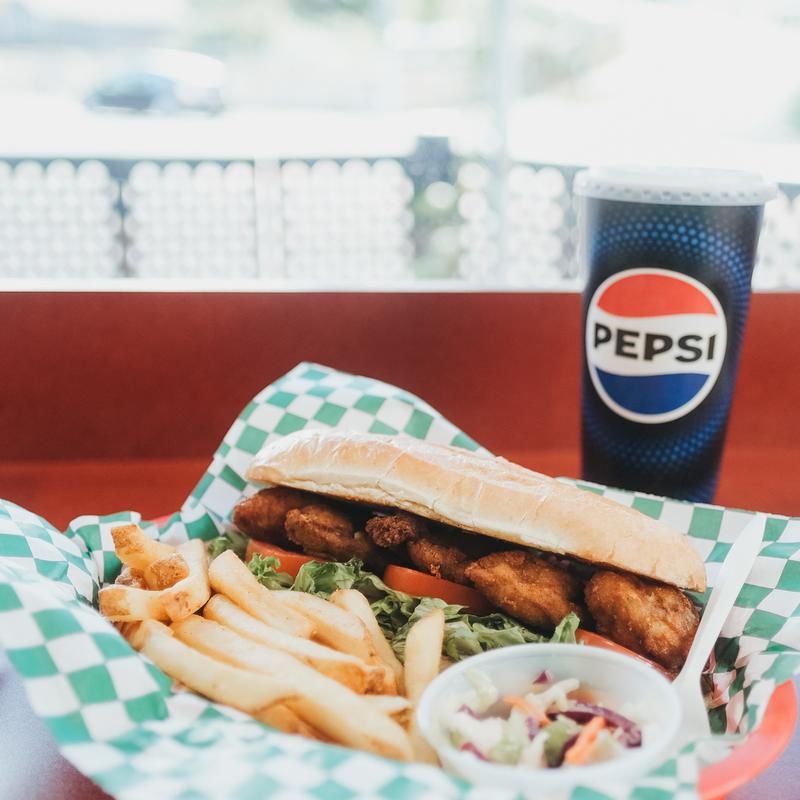 menu item 11 of 13, Oyster Po'Boy