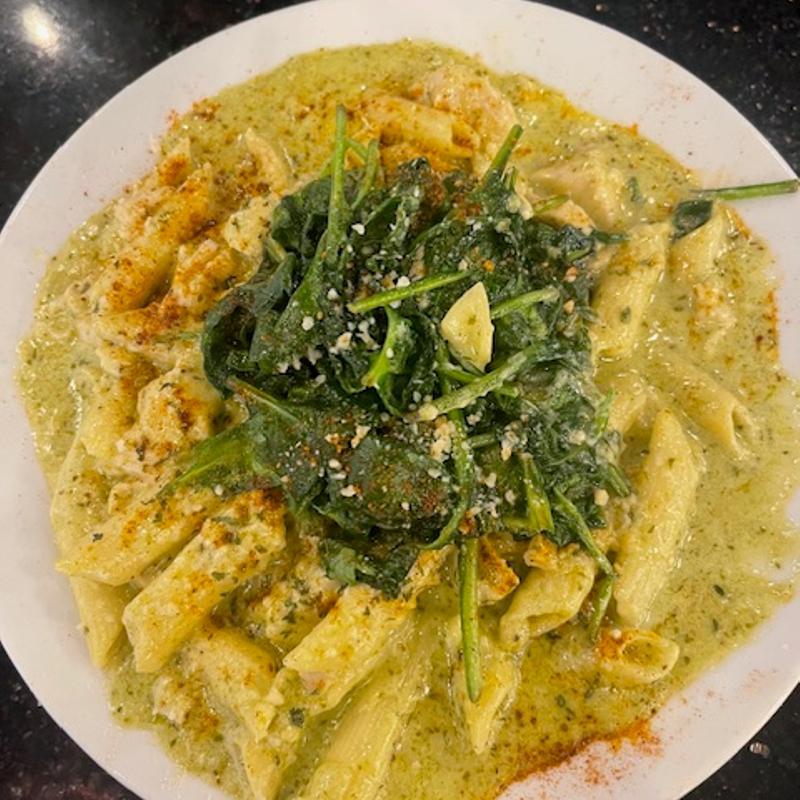 Creamy Pesto Chicken Pasta photo