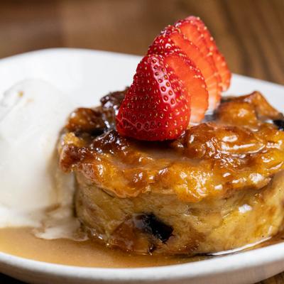 Chocolate Croissant Bread Pudding.