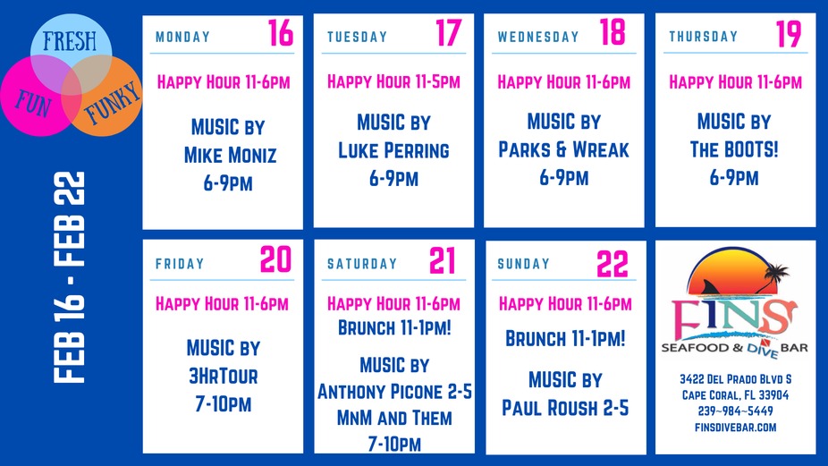 Weekly Event Calendar! event photo