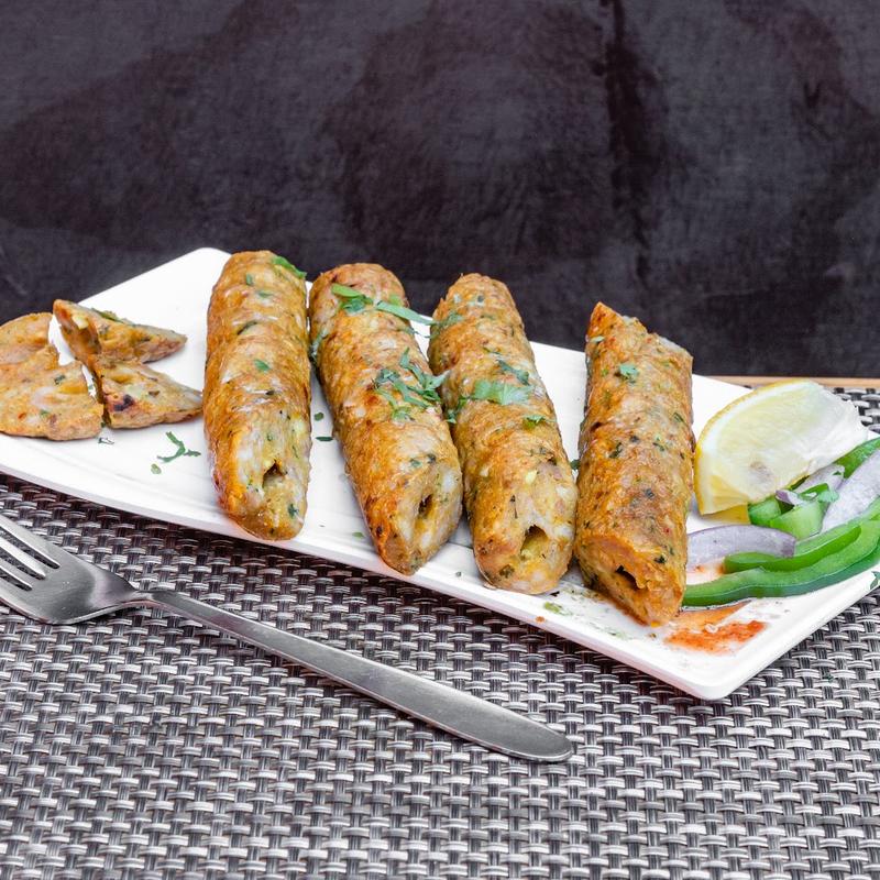 menu item 5 of 80, Murgh Seekh Kebab