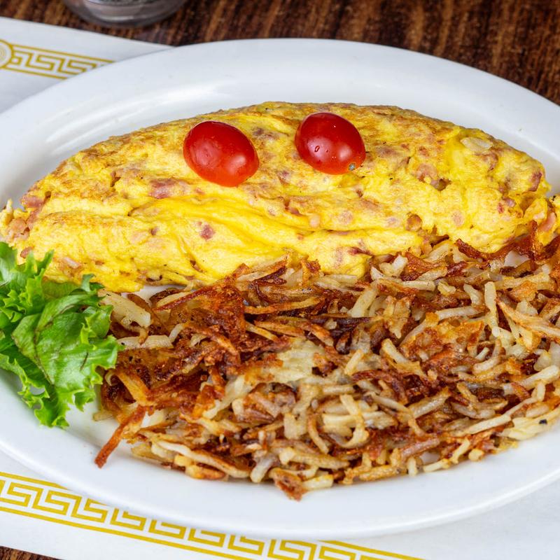 2 Eggs & Your Choice Of Bacon, Ham, Sausage Links Or Ham photo