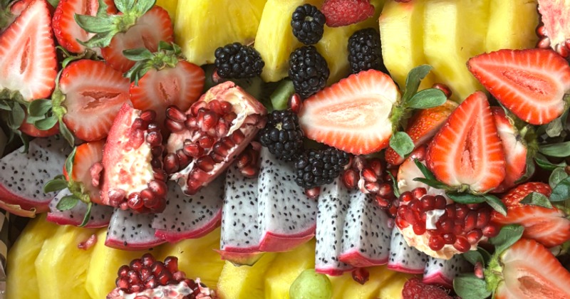 Fresh fruit platter