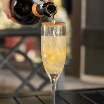 Caramel Apple Mimosa.