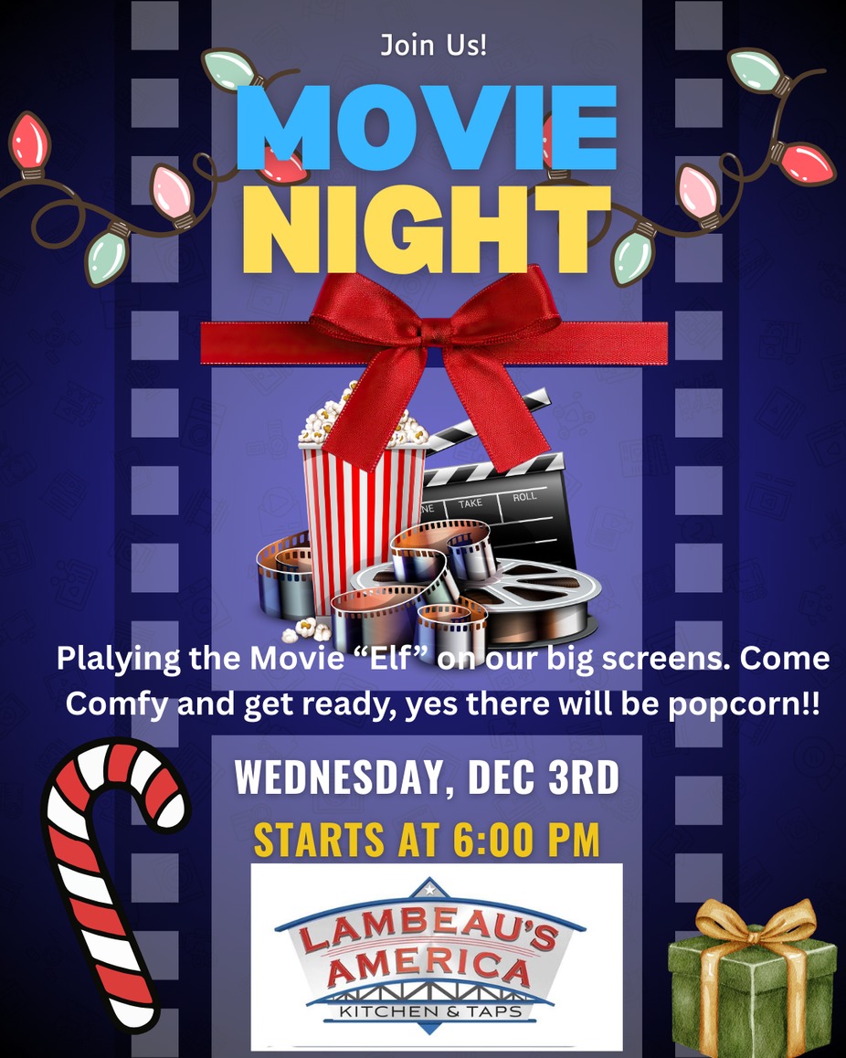 Movie Night at Lambeaus America Featuring 