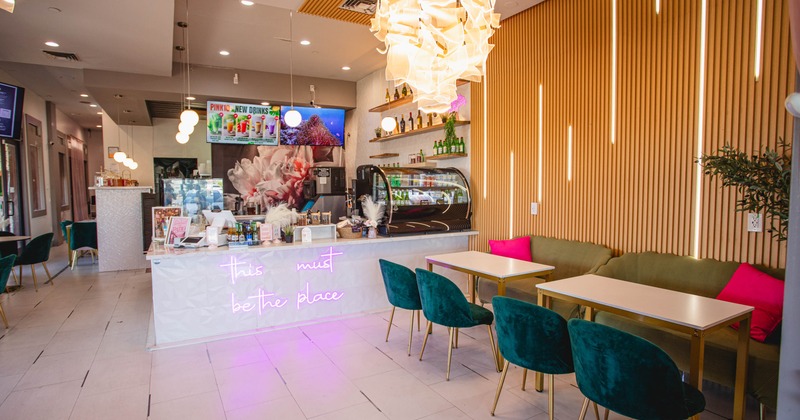 Interior seating area